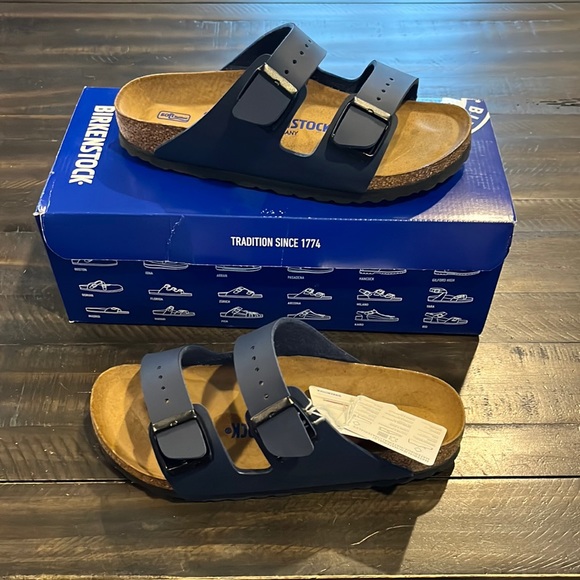 Birkenstock Shoes - Birkenstock Arizona Blue Asst cs